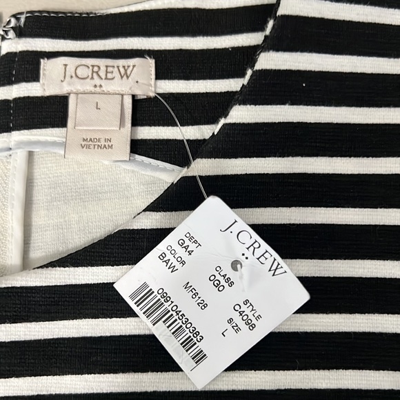 3/$25 NWT J Crew sleeveless stripe dress - Picture 5 of 8